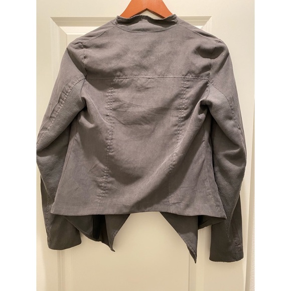 Tobi Gray Draped Waterfall Jacket - Size Small - Picture 3 of 5